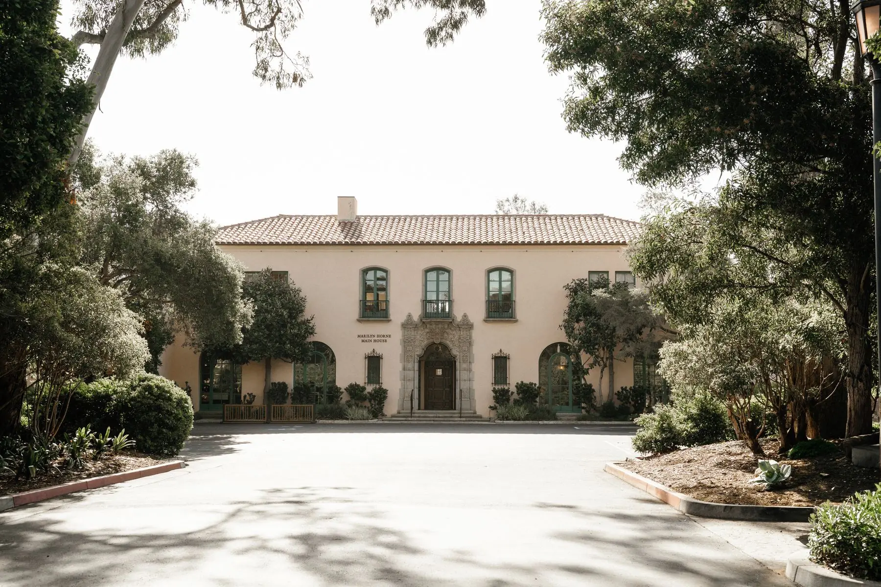 Bridal portraits, Music Academy of the West, Montecito