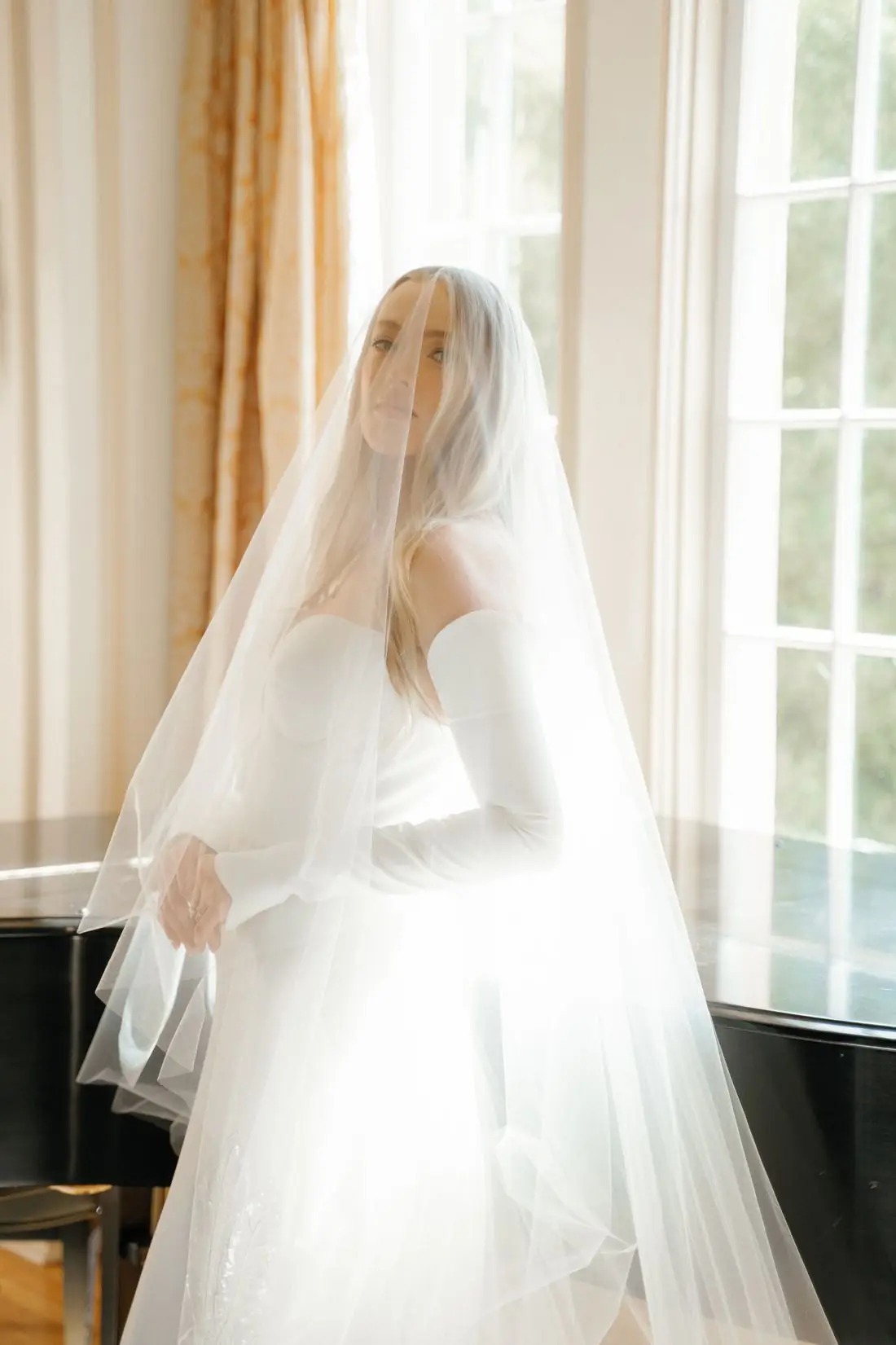 Bridal portraits, Music Academy of the West, Montecito
